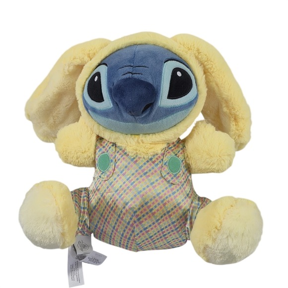 Disney Other - Disney 2018 Stitch Easter Plush Bunny Eggstraterrestrial 11" Disney Store Yellow
